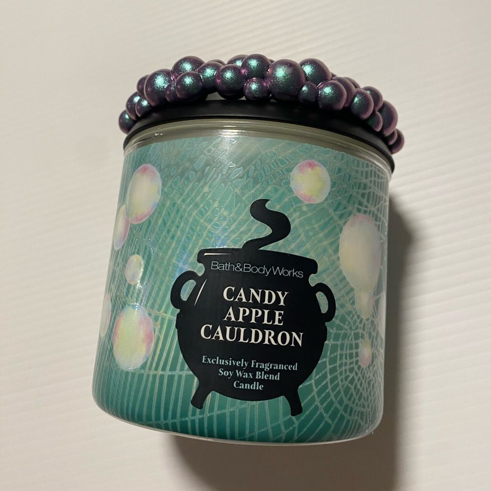 CANDY APPLE CAULDRON 3 Wick Candle Bath and Body Works NEW limited edition